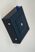 فروة سهيل دبل فيس عنابي واسود مع شال