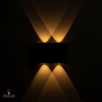 فانوس كشاف خارجي مجوز 4لمبات 5003220 اطار اسود انا...