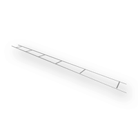 سلم شبك مباني بلك 15سم طول 3متر شد 50