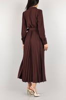 فستان بني رسمي