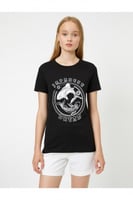 تيشيرت اسود من كوتون