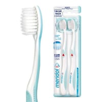 ميريدول فرشاة أسنان لصحة اللثة فرشاة ناعمة قطعتان