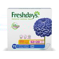فريشدايز طويل 52 قطعة و 20 قطعة مجاناFreshdays Lon...