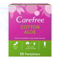 كير فري فوط يومية ملمس القطن خلاصة الصبار 56 فوطةC...