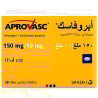 ابروفاسك 150/10 ملجم 28 قرصAprovasc 150 mg / 10 mg...