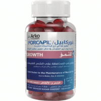 اركو فارما فوركابيل حلوى نمو الشعر والاظافر 60 قطع...