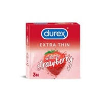 ديوركس واقي فراولة 3 قطع DUREX EXTRA THIN STRAWBER...