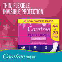 كيرفري فوط يومية حجم كبير برائحة خفيفة 64 فوطةCare...