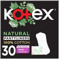 كوتكس فوط يومية قطن عادية 30 فوطهKotex Fem Pantili...