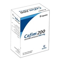 سيفيم 200 مج 8 كابسولهCefim 200 Mg 8 Capsules