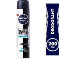 نيفيا مزيل عرق بخاخ للرجال فريش أبيض وأسود 200 ملN...