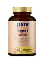 بيور أوميغا-3 600 مجم – 30 كبسولة Pure Omega-3 600...