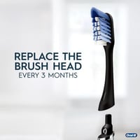 أورال-بي كليك فرشاة أسنان يدوية مع رأس فرشاة قابل...