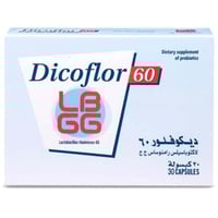 ديكوفلور 60 مجم – 30 كبسولة / Dicoflor 60 mg – 30...