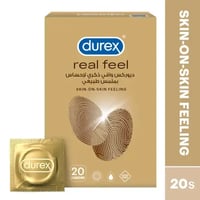 ديوركس واقي ذكري ريل فيل 20 قطعةDurex Condom Real...