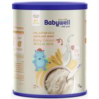 بيبي ويل سيريال حبوب الأطفال بالقمح والحليب 1000 ج...