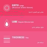 ديوركس واقي ذكري رقيق لحساسية اكبر 3 قطعDurex Cond...