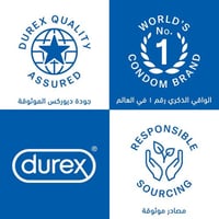 ديوركس واقي ذكري شفاف رقيق جدا 12 قطعةDurex Invisi...