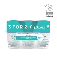 فيشي مزيل عرق رول اون مكثف 50 مل (2 + 1 مجانًا)Vic...