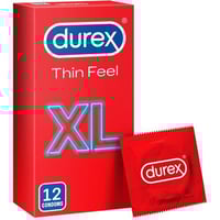 ديوركس واقي ذكري رقيق - كبير جدا 12 قطعةDurex Thin...