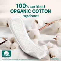 كيرفري قطن بانتيلاينر أصلي طويل 24Carefree Organic...