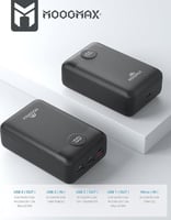 باور بانك تسلا MOOGMAX MX219 300000mAh | بقوة 45 و...