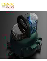 مكنسة بخار وشفط متعددة الوظائف DENX | قوة شفط 10.5...