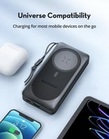 باور بانك مغناطيس لاسلكي 20000 مللي أمبير RAVPower...