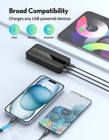 باور بانك 20000 مللي أمبير RAVPower | بقوة 20 واط...