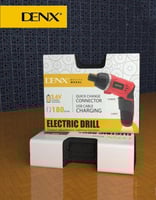 دريل ومفك براغي لاسلكي DENX DX1772 | متعدد الرؤوس...