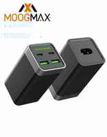 منصة شحن 80 واط MOOGMAX | أربعة منافذ 2 USB + 2 Ty...