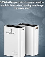 باور بانك 20000 مللي أمبير 22.5 واط MOOGMAX MARVEL...