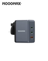 شاحن جداري بقوة 100 واط من موج ماكس | 3 منافذ ( من...