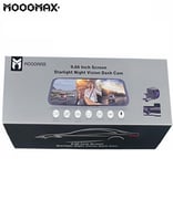 داش كام 3 كاميرات MOOGMAX | مرآة شاشة لمس 9.66 إنش...