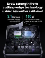 شاحن نيكسود برو بقوة 160 واط UGREEN X763 | بـ 3 من...
