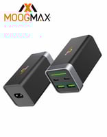 منصة شحن 80 واط MOOGMAX | أربعة منافذ 2 USB + 2 Ty...