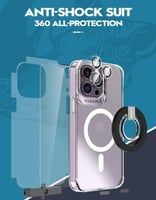 بكج حماية متكامل ايفون (15-14-13-12-11) من X-Leade...