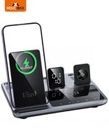 منصة شحن لاسلكية 4 في 1 بقدرة 15 واط MOOGMAX MX1 |...