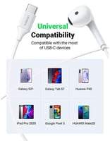 سماعة أذن سلكية تايب سي UGREEN EP101 | منفذ Type-C...