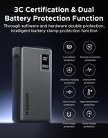 مشغل بطارية سيارة (جامب ستارتر) 12000 مللي أمبير U...