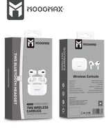 سماعة بلوتوث إيربودز MOOGMAX | عزل ضوضاء ANC | مقا...