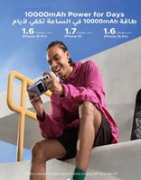 باور بانك لاسلكي بسعة 10000 مللي أمبير UGREEN PB57...