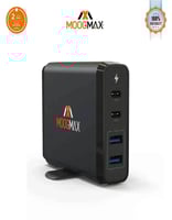 منصة شحن 90 واط MOOGMAX | أربعة منافذ 2USB + 2 PD...