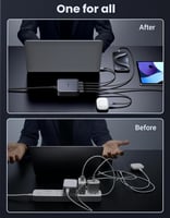 شاحن مكتبي بقوة 100 واط UGREEN CD328| بـ 3 منافذ T...