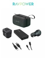 بكج راف باور بطارية متنقلة 20 ألف مللي امبير + فيش...