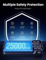باور بانك بسعة 25000 مللي أمبير UGREEN PB205 | بقو...