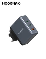 شاحن جداري بقوة 100 واط من موج ماكس | 3 منافذ ( من...