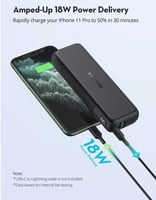 باور بانك بسعة 15000 مللي امبير RAVPower | بقوة 30...