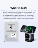 منصة شحن لاسلكي مغناطيسية 2 في 1 من UGREEN W709 |...