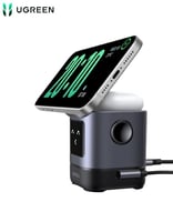 منصة شحن لاسلكي مغناطيسية 2 في 1 من UGREEN W709 |...